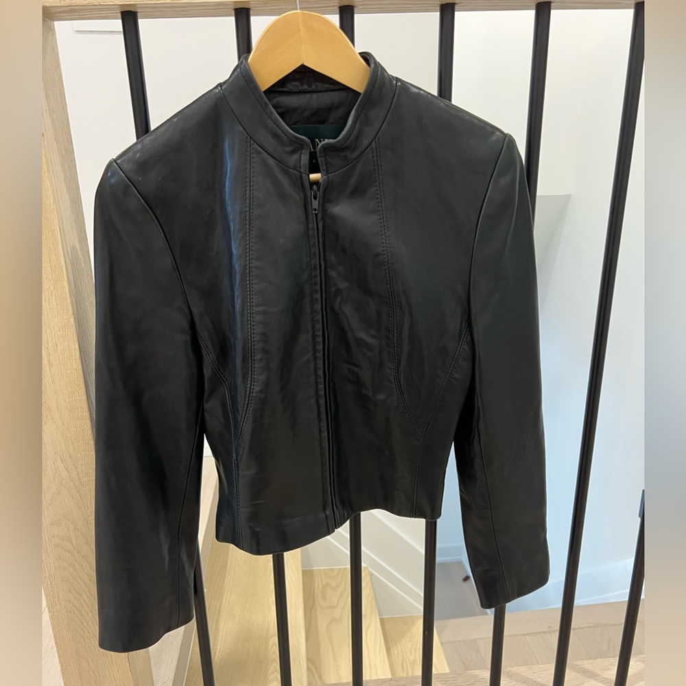 Danier Black Leather Jacket